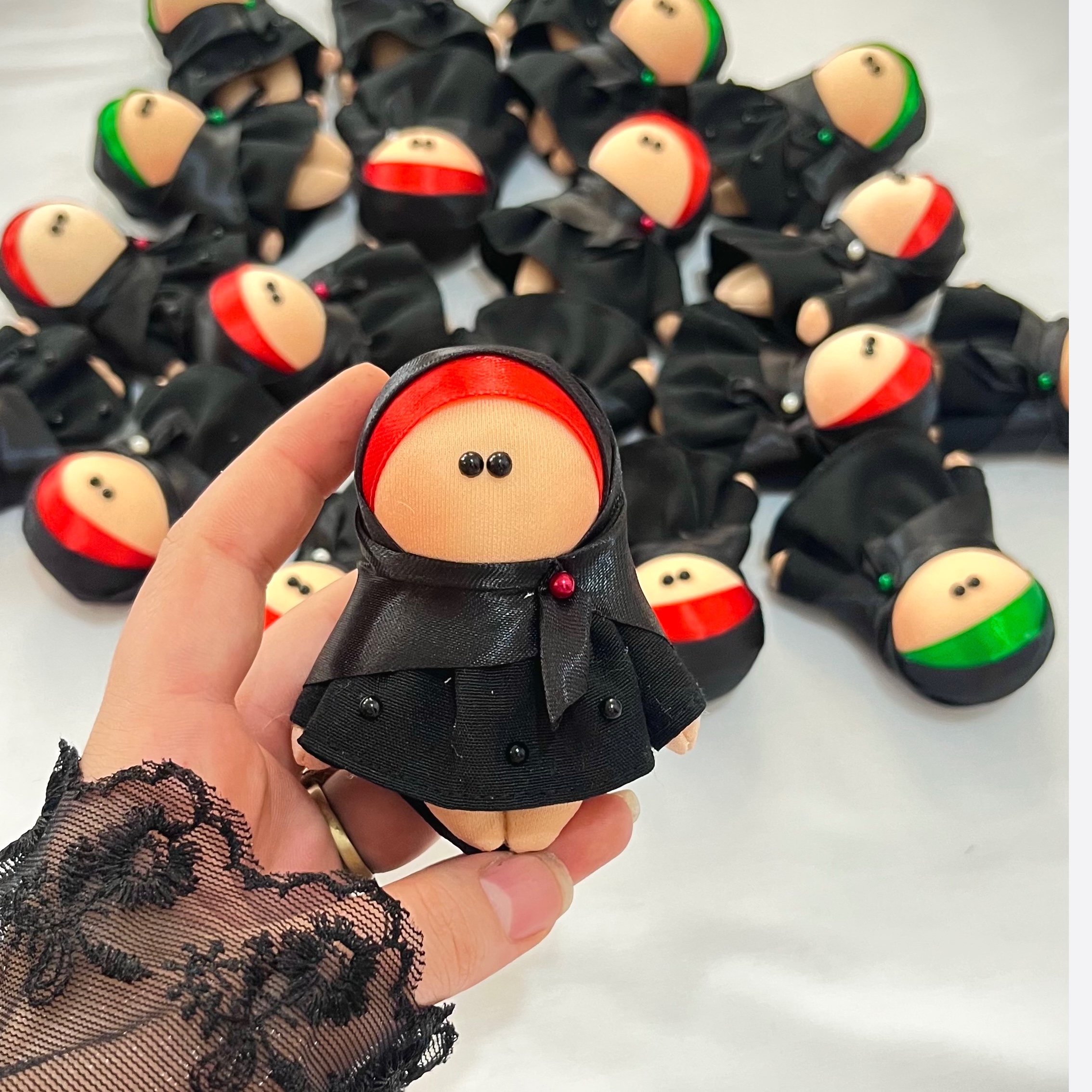 عروسک  نذری 10 سانتی حضرت رقیه پک10عددی